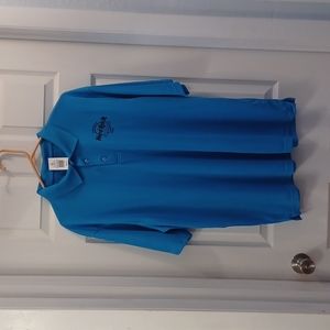 NEW! W/ Tag Hard Rock Cafe Blue Polo Golf Shirt: Tampa Seminole XLG